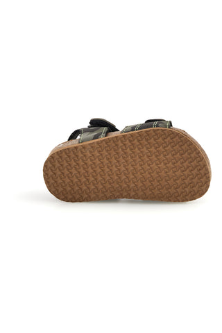 Grüne Camouflage Sandalen mit Riemen Pitt Kinder 14512