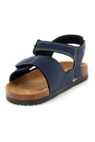 Blaue Sandalen mit doppeltem Riemen Pitt Kinder 14604