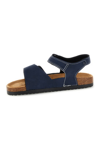 Blaue Sandalen mit doppeltem Riemen Pitt Kinder 14604