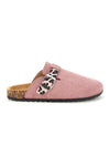 Rosa Hausschuhe mit Animalier Schnalle Pitt Kinder 14617