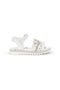 Sandali bianchi con farfalle e strass Grazie girl 15022