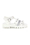 Sandali bianchi con borchie e glitter Grazie girl 15105