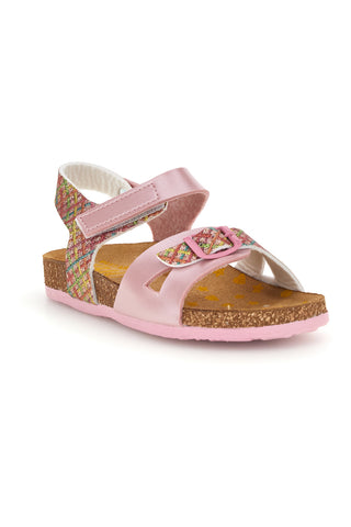 Sandali rosa con fibbie Pittarello bio 257A084SR
