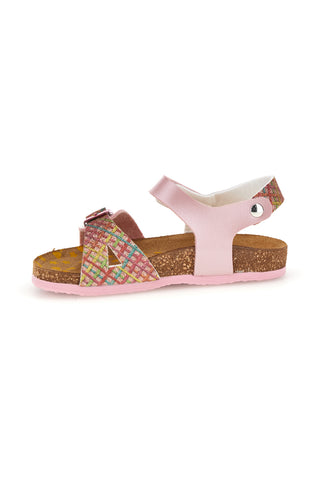 Sandali rosa con fibbie Pittarello bio 257A084SR