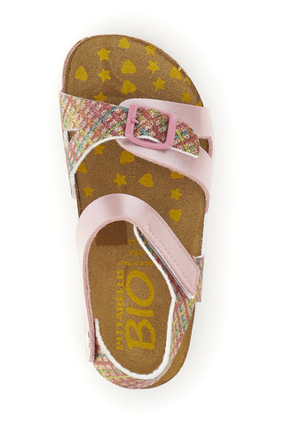 Sandali rosa con fibbie Pittarello bio 257A084SR