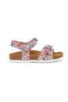 Rosa Sandalen Phantasie Herzen mit Schnallen Pittarello bio 257A084SR