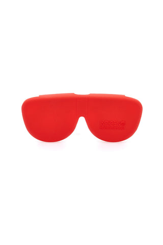Salva occhiali rosso morbido e flessibile Indigeno Metropolitano GLASSES HOLDER 1