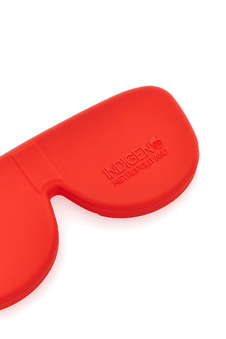 Salva occhiali rosso morbido e flessibile Indigeno Metropolitano GLASSES HOLDER 1