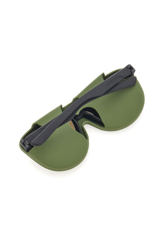 Salva occhiali verde in silicone flessibile Indigeno Metropolitano 3