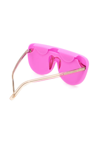 Salva occhiali rosa in silicone flessibile Indigeno Metropolitano 4