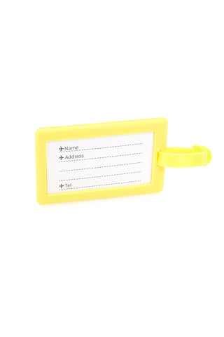 Gelber Kofferanhänger 