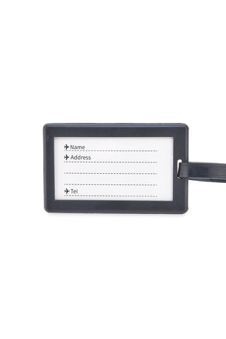 Anhänger für schwarz-roten Koffer „Strange Things Inside“ NAMETAG 4