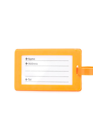 Anhänger für den orangenen Koffer „Sehr enttäuschender Inhalt“ NAMETAG 6