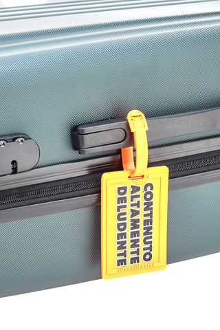 Anhänger für den orangenen Koffer „Sehr enttäuschender Inhalt“ NAMETAG 6