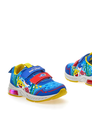 Blaue Sneakers mit Lichtern Bay Shark 7607