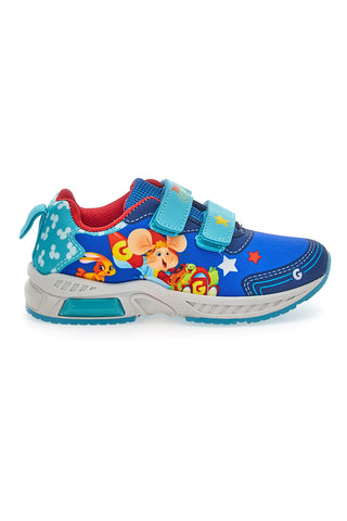 Blaue Sneakers mit Lichtern Topo Gigio 7609