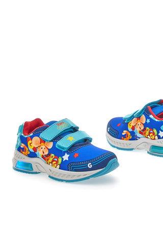 Blaue Sneakers mit Lichtern Topo Gigio 7609