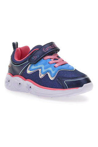 Turnschuhe mit Lichtern Grazie 2224 Blau