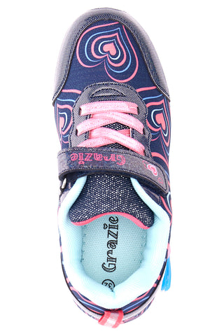 Turnschuhe mit Lichtern Grazie 2218 Blau