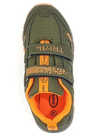 Sneakers Sevenoaks 1573 Verdi e Arancio