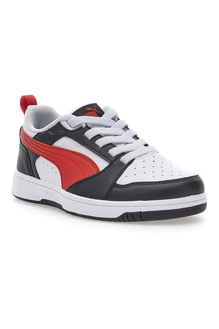 Puma Rebound V6 LO AC PS Weiß-Rote Turnschuhe