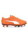 Orange Puma Rapido III FG/AG Jr. Fußballschuhe