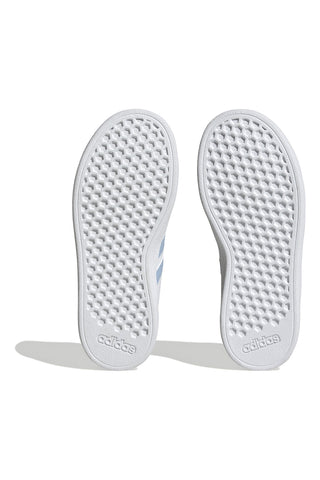 Sneakers Bianche e Celesti Adidas Grand Court 2.0 El K