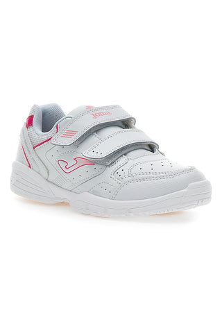 Joma W. School Jr. Weiße und rosa Turnschuhe