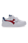 Sneakers Bianche con Velcro Diadora Raptor Low PS