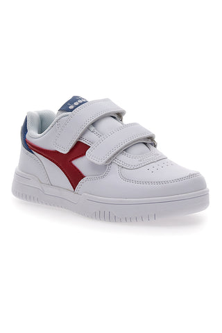 Sneakers Bianche con Velcro Diadora Raptor Low PS
