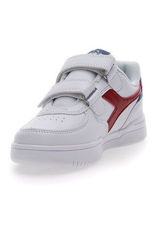 Sneakers Bianche con Velcro Diadora Raptor Low PS