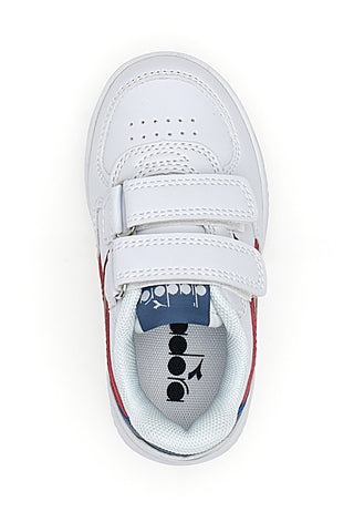 Weiße Erste-Schritte-Schuhe Diadora Raptor Low TD