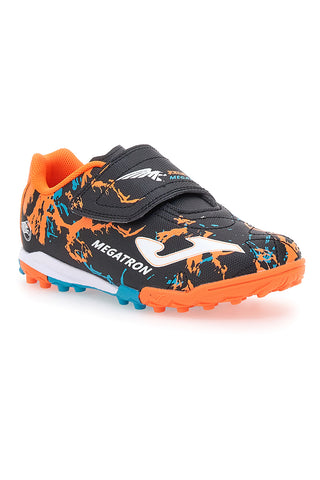 Scarpe da Calcetto Nere e Arancioni Joma Megatron Jr 2401