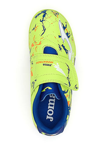 Scarpe da Calcetto Giallo Fluo Con Strappo Joma Megatron Jr 2409