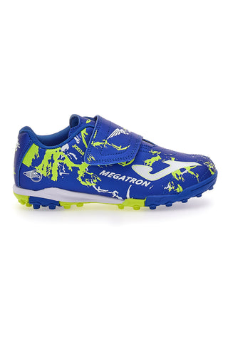 Blaue Futsal-Schuhe mit Riss Joma Megatron Jr 2404