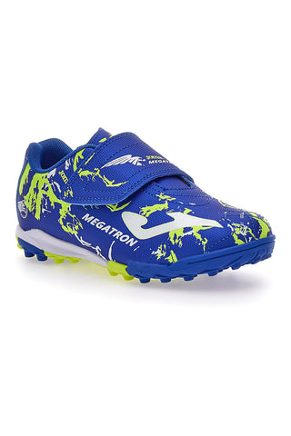 Blaue Futsal-Schuhe mit Riss Joma Megatron Jr 2404
