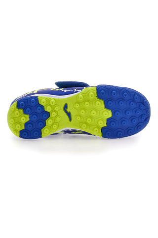 Blaue Futsal-Schuhe mit Riss Joma Megatron Jr 2404