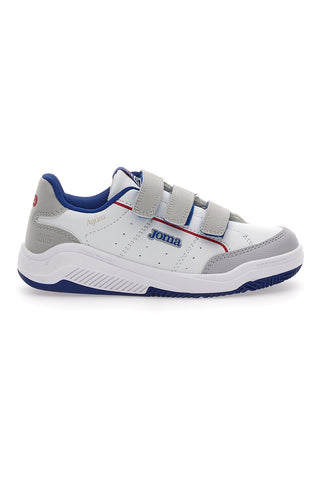 Sneakers Bianche con Tre Strap Joma Agora JR 2404