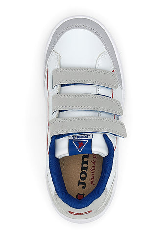 Sneakers Bianche con Tre Strap Joma Agora JR 2404