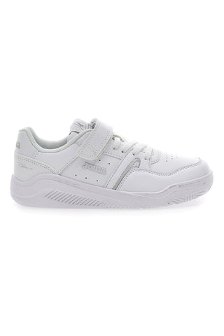 Joma Platea Low Jr 2420 Weiße Turnschuhe für Kinder