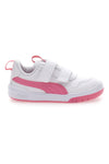Sneakers Bianche e Rosa Con Strappi in Velcro Puma Multiflex Sl V Inf