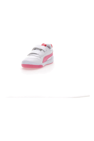 Sneakers Bianche e Rosa Con Strappi in Velcro Puma Multiflex Sl V Inf
