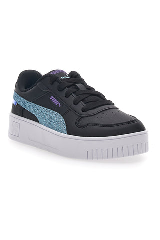 Schwarze Sneakers mit Glitzer Puma Carina Street Deep Diva PS