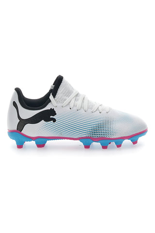 Scarpe da Calcio Bianche Puma Future 7 Play Fg/Ag Jr