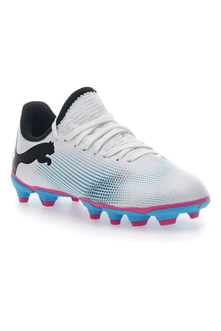 Scarpe da Calcio Bianche Puma Future 7 Play Fg/Ag Jr