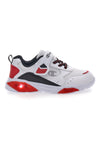 Weiße und rote Turnschuhe mit Lichtern Champion Wave B PS