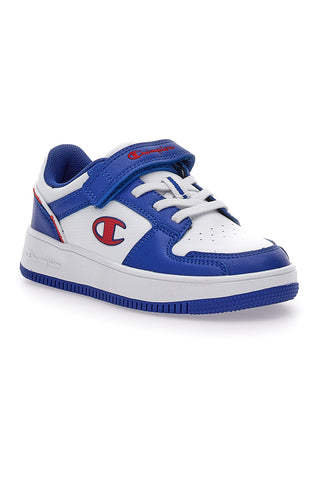Weiße und blaue Turnschuhe Champion Rebound 2 Low B Ps