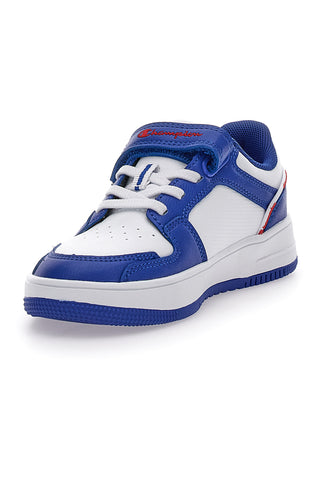 Weiße und blaue Turnschuhe Champion Rebound 2 Low B Ps