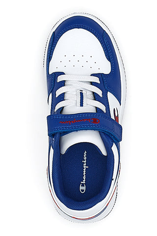 Weiße und blaue Turnschuhe Champion Rebound 2 Low B Ps