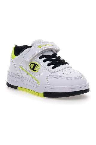 Weiße Turnschuhe mit Klettverschluss, Tear Champion Rebound Heritage B Ps